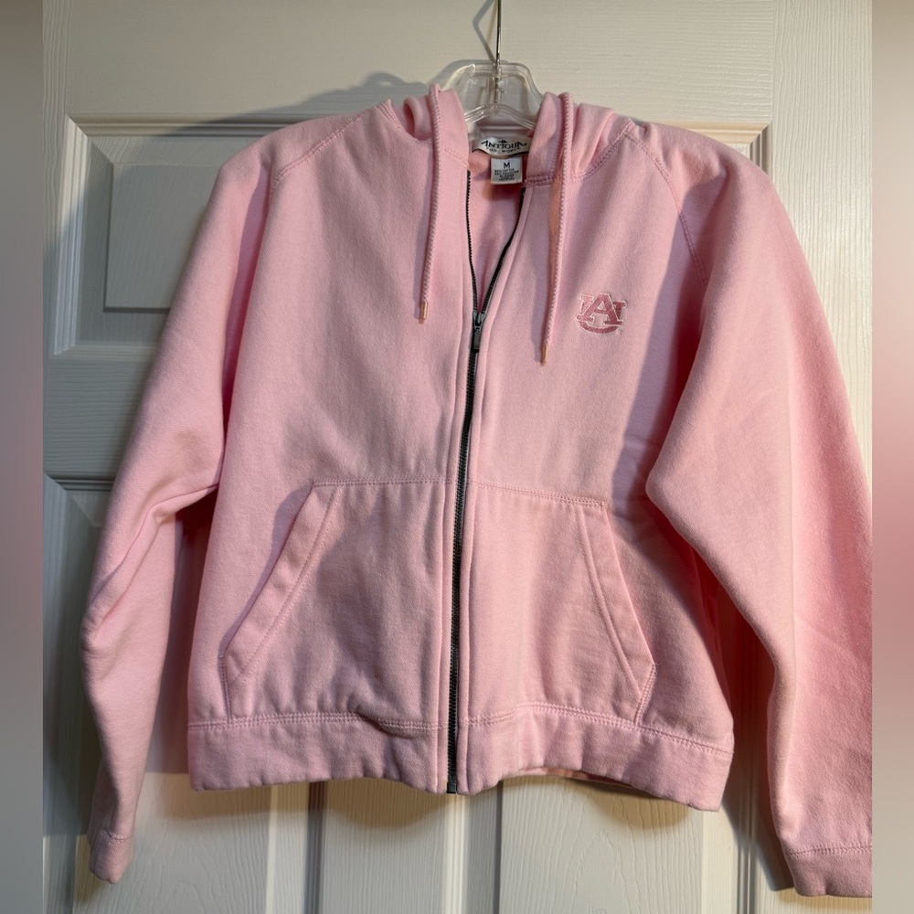 Pink Zip-Up Hoodie